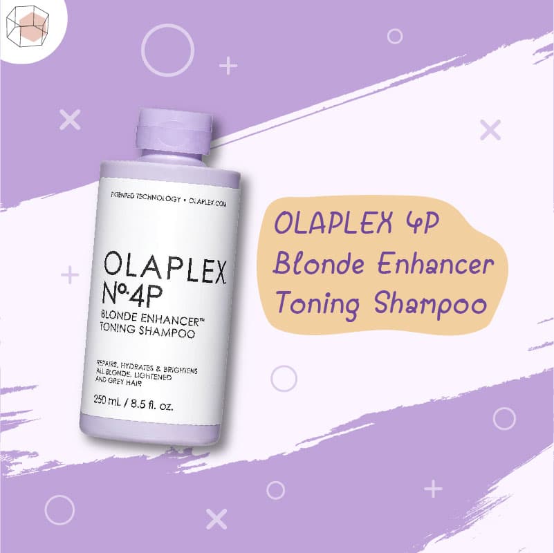 2. แชมพูสีม่วง OLAPLEX 4P Blonde Enhancer Toning Shampoo