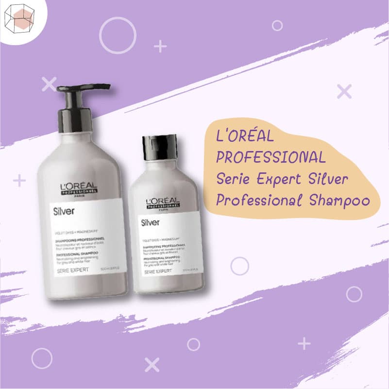 แชมพูสีม่วง L'ORÉAL PROFESSIONAL Serie Expert Silver Professional Shampoo