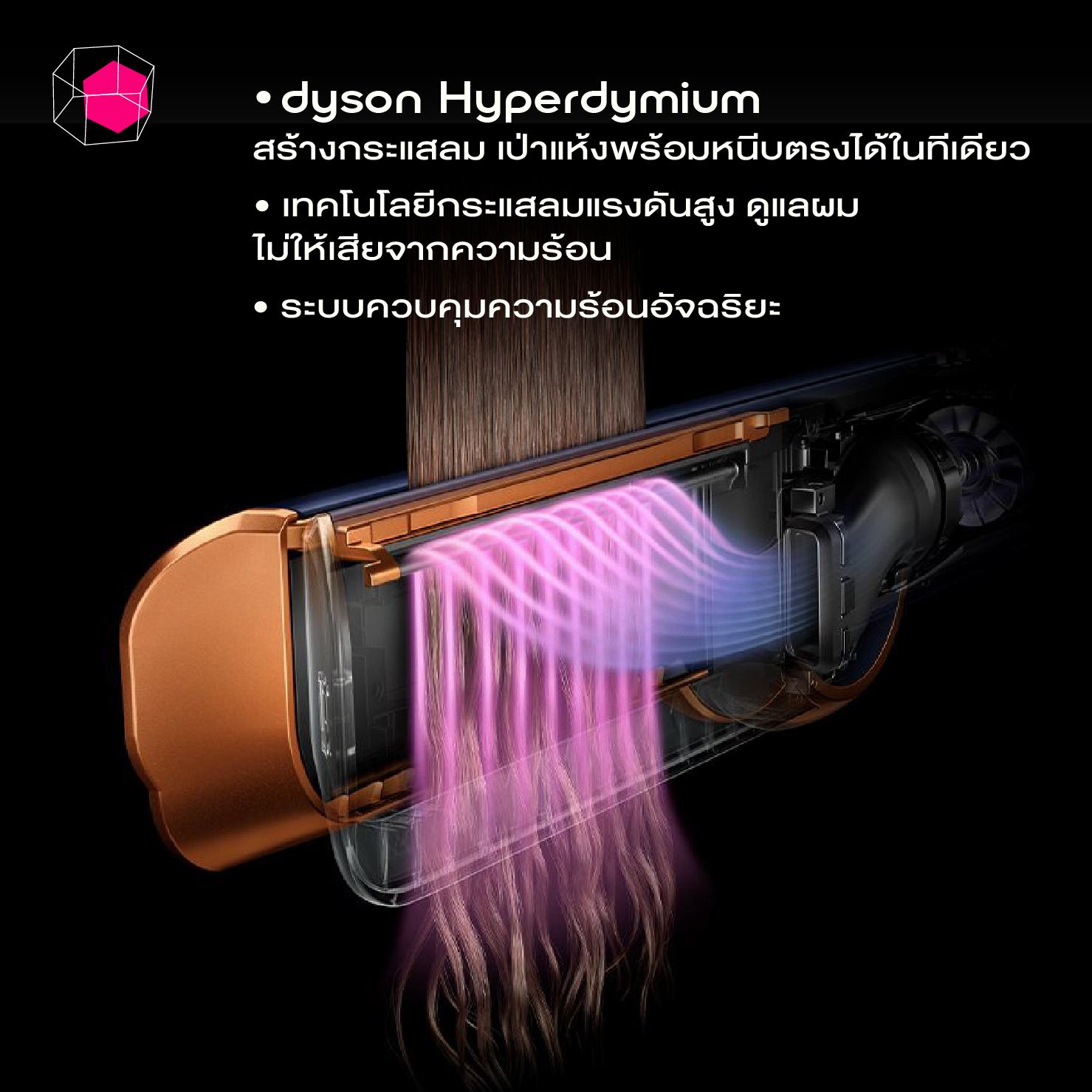 เทคโนโลยีของ Dyson Airstrait