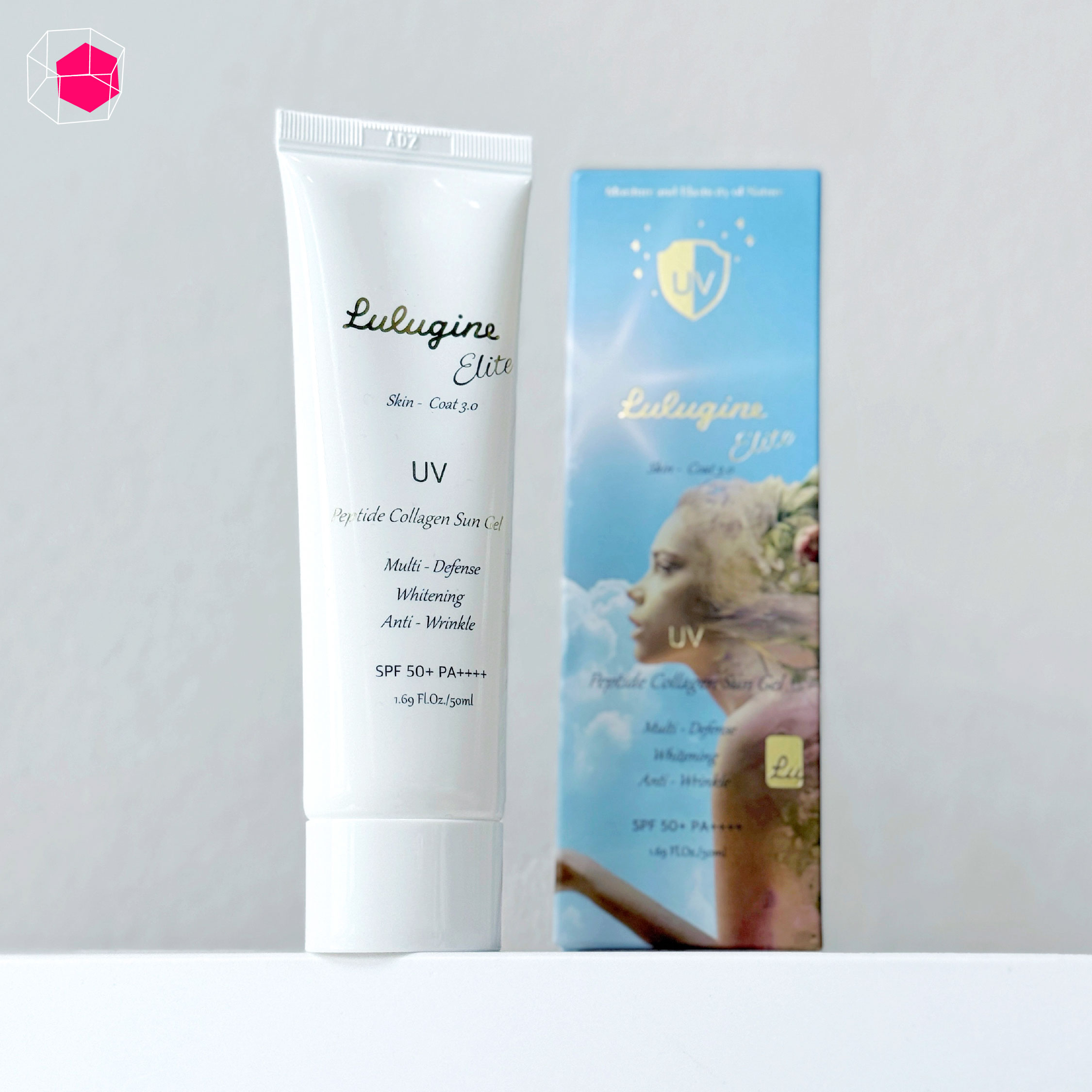 ครีมกันแดด Lulugine Elite Skin-Coat 3.0 UV Peptide Collagen Sun Gel