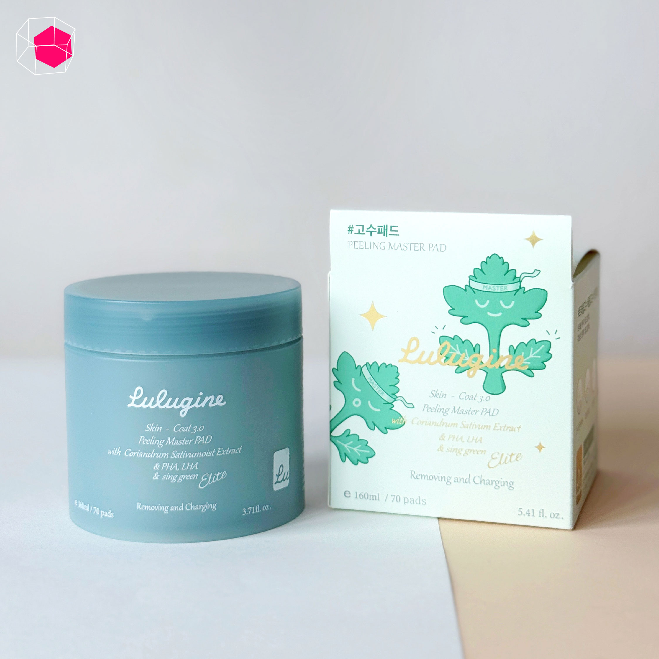 โทนเนอร์แพด Lulugine Peeling Master Pad