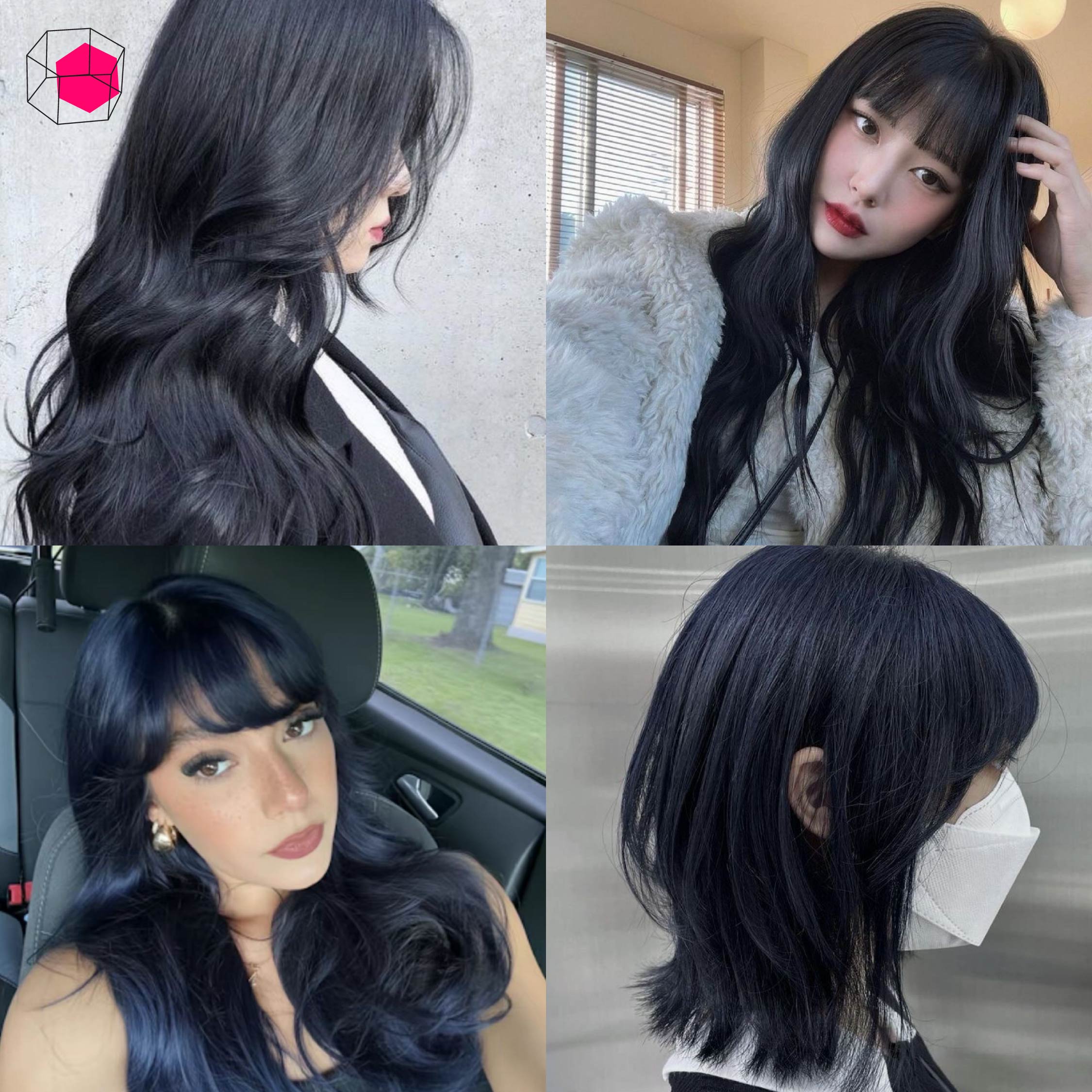 ฟอกสีผม สีดำประกายน้ำเงิน (Blue Black)