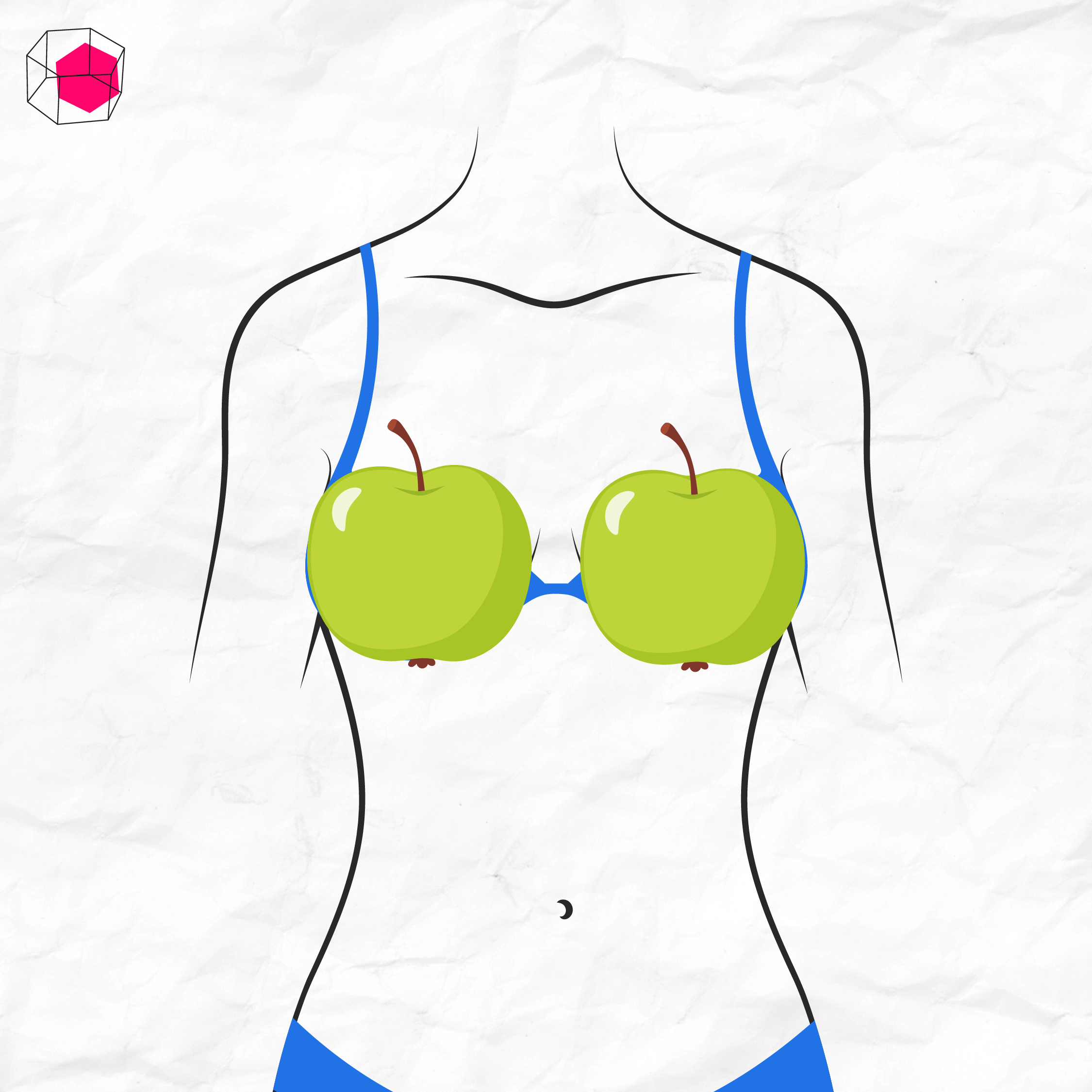 ทรงหน้าอก แอปเปิ้ล