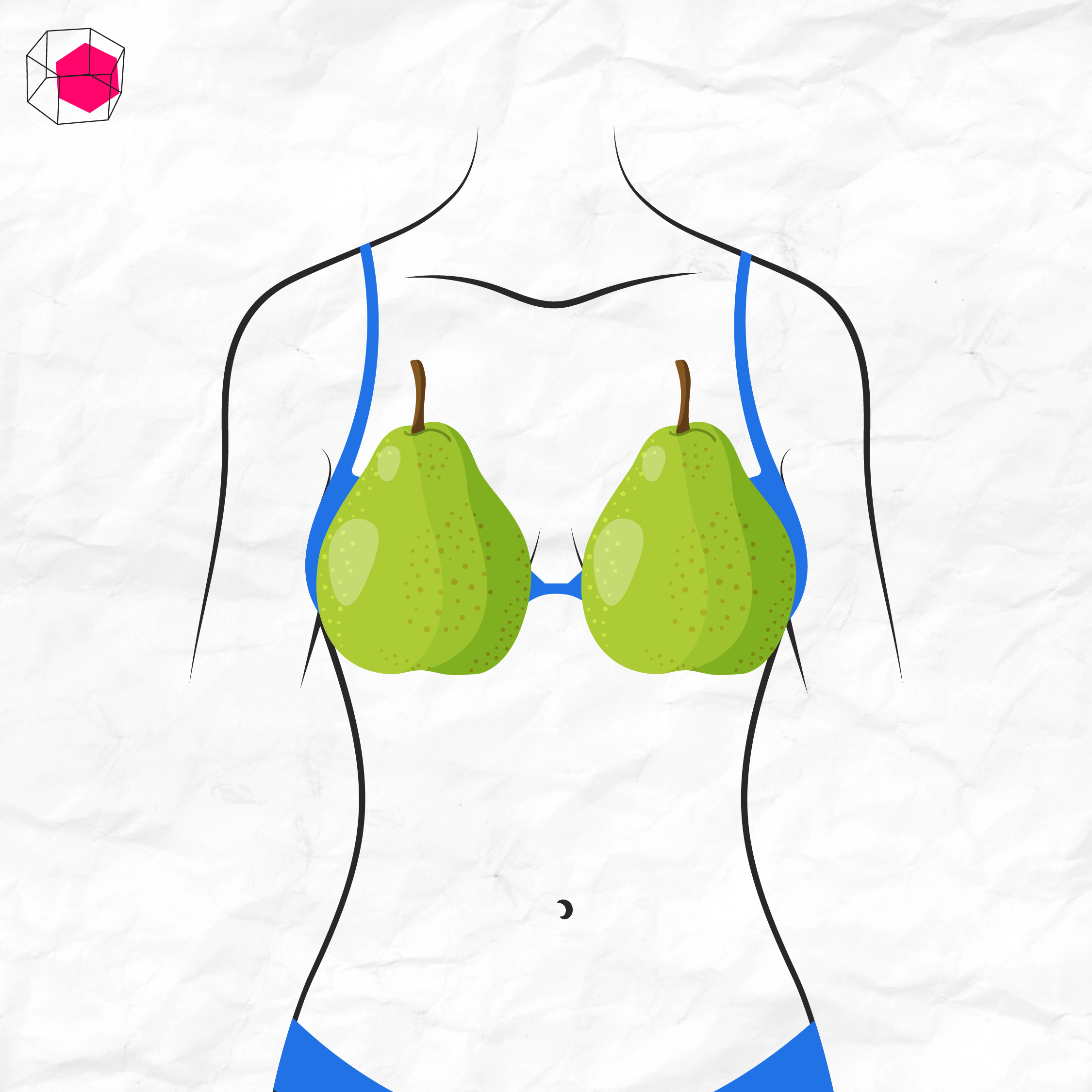 ทรงหน้าอก ลูกแพร์